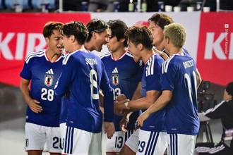 松木玖生が鮮烈デビュー弾！…前半終盤失点の日本はウルグアイとイーブンでの折り返しに