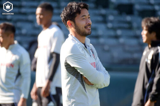 日本代表、メキシコ戦へ最終調整実施！　野球場がサッカーグラウンドに一変…選手たちも興味津々に見渡す