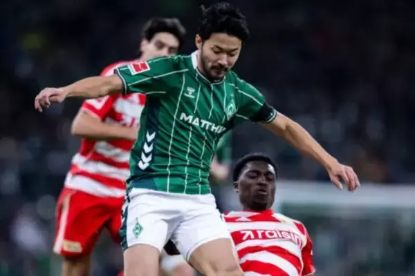 ブレーメンが今季3勝目…菅原由勢はアシスト記録も負傷交代、GK長田澪はクリーンシート達成