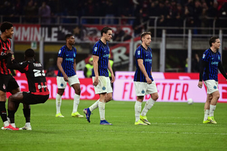 ミラノダービーで屈辱のシーズンダブル喫したインテル…キヴ監督「前半はテンポが遅く、あらゆる手を尽くしたが崩せなかった…」