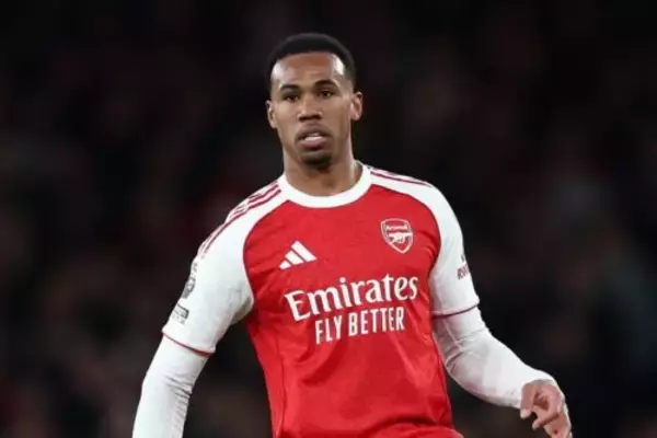 「代表辞退のガブリエウは先発出場も負傷交代…アーセナル指揮官「良い知らせではない」」の画像