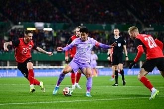 韓国代表、オーストリア代表に完封負け…3月の欧州遠征は無得点5失点で2連敗