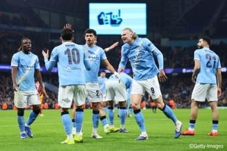 マンCがCL16強へストレートイン！…ハーランド＆シェルキがネット揺らしガラタサライ撃破