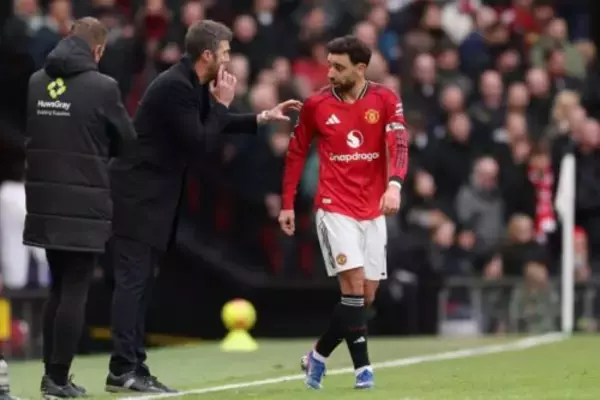 マンUの主将B・フェルナンデス、キャリック暫定監督を称賛「ピッチ上での責任と自由を与えてくれた」