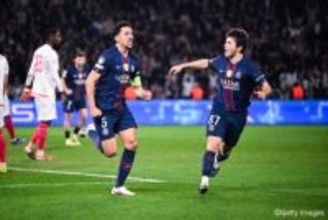 王者PSGが“同国対決”を制してCLラウンド16進出！…モナコは10人でドローに持ち込むも敗退