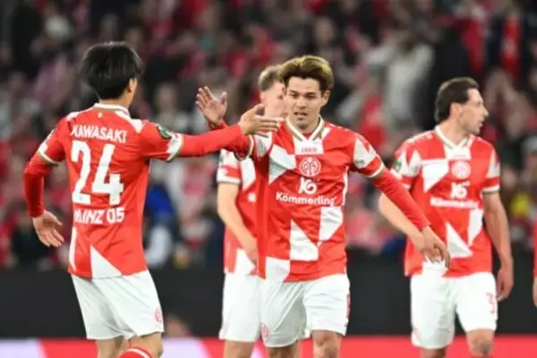 佐野海舟、ボール奪取から圧巻ミドル弾！　川﨑颯太のアシストで先制点…マインツのECL先勝に貢献