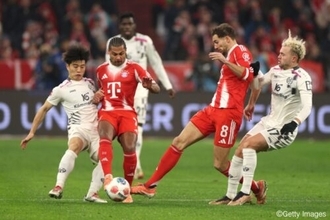 バイエルンは最下位マインツに勝ち切れず…伊藤洋輝、佐野海舟、川﨑颯太揃って先発の一戦はドロー
