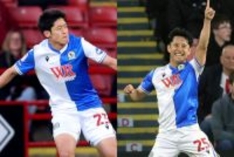 大橋祐紀の2Gに森下龍矢は1G1A！…日本人コンビ躍動のブラックバーンがチャンピオンシップ残留を確定