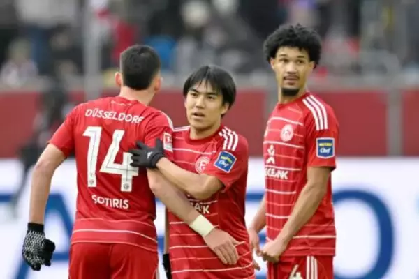 デュッセルドルフの田中聡、逆転に導くアシストで今節のMOMに選出！　ドイツ誌『キッカー』のベスト11入りも果たす