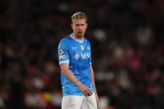 ナポリに大打撃…デ・ブライネが負傷で数カ月離脱へ、主砲ルカクに加え“司令塔”も不在に