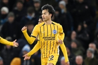 マンC相手に“復活弾”の三笘薫、現地メディアからチーム内最高評価！…指揮官はさらなる活躍を期待