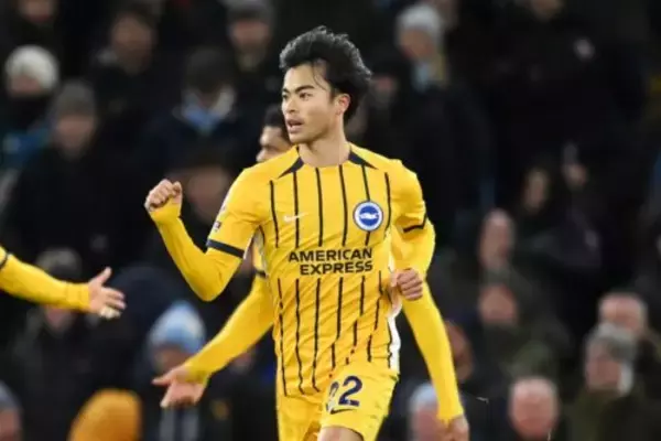 マンC相手に“復活弾”の三笘薫、現地メディアからチーム内最高評価！…指揮官はさらなる活躍を期待