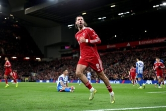 リヴァプール、三笘薫途中出場のブライトンに3発＆無失点の快勝！　FA杯5回戦に進出