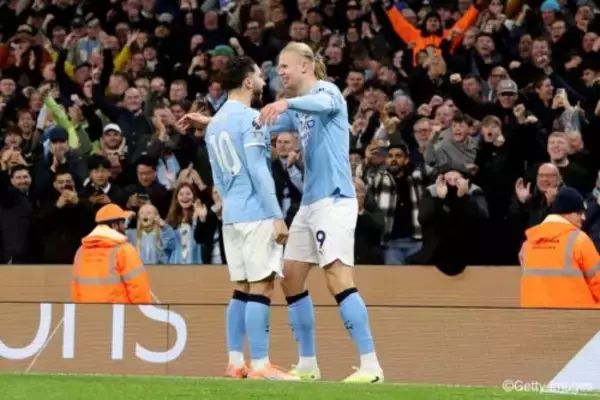 マンCが好調ボーンマス撃破で2位浮上！…ハーランドが“新10番”シェルキのお膳立てから2ゴール