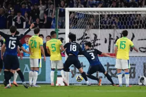 日本代表に敗れたブラジル代表、“対アジア”連勝記録が「22」でストップ…黒星は実に26年ぶり