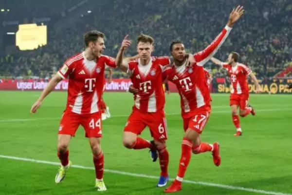 主将キミッヒが劇的決勝弾！　バイエルン、ドルトムントに先制許すも“デア・クラシカー”制す