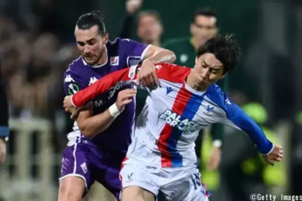 鎌田大地フル出場のクリスタル・パレス、セカンドレグ敗戦も2戦合計でフィオレンティーナを上回りECL4強！