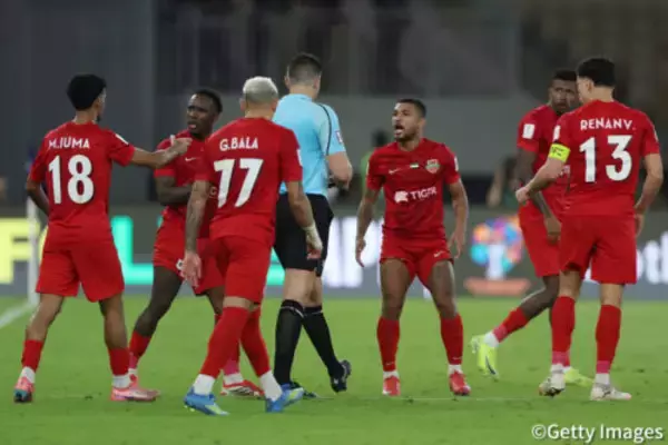 町田戦の判定巡るクラブの抗議をUAEサッカー協会も支持…一方でAFCに要請「全ての人にとって公平性が保証されるように」