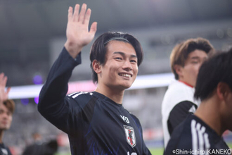 上田綺世がブラジル撃破弾！　歴史的初勝利も「一喜一憂し過ぎず。僕らはあくまでW杯優勝を目指している」