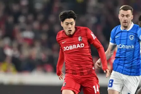 鈴木唯人は複数回のチャンス演出！　フライブルクがホームでセルタに3発先勝、EL準決勝進出に前進