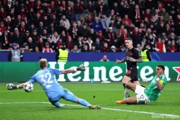 レヴァークーゼンは土壇場で追い付くもCL3連勝ならず…一時逆転のニューカッスルは逃げ切り失敗