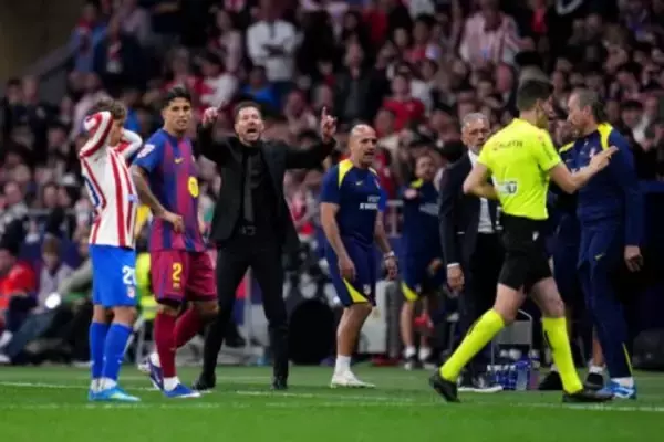 判定に注目も…シメオネ監督は多くを語らず「明白なプレーで議論する必要はない」