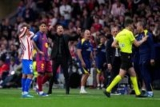 判定に注目も…シメオネ監督は多くを語らず「明白なプレーで議論する必要はない」