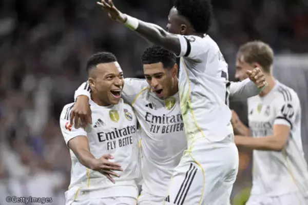 レアル・マドリードが4発圧勝！ エンバペがリーグ戦8戦連発＆ベリンガムは公式戦3戦連発