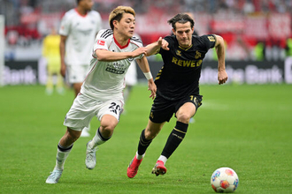 堂安律先発のフランクフルト、下位ケルンに2点差追いつかれホームで痛恨ドロー