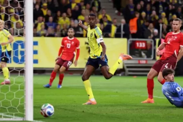 イサク＆ギェケレシュ不発…最下位スウェーデンは完敗で未勝利続く、スイスは3連勝で首位独走