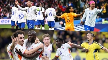 フランス、“新主将”エンバペの2発などでオランダを粉砕！　世代交代のベルギーも完勝／EURO2024予選