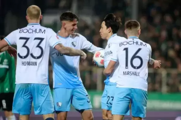 三好康児が2戦連発で同点弾も…ボーフム、山田新途中出場のプロイセンとドロー