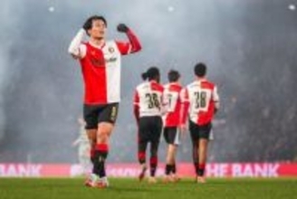 上田綺世が2カ月連続でクラブ月間MVPを受賞！　フェイエノールトの“エースストライカー”、10月はリーグ戦3戦5発