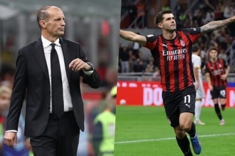 セリエA9月の主役はミラン！　アッレグリ監督とプリシッチが“アベック受賞”