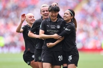 マンC、女子FA杯制覇で国内2冠達成！　藤野あおばがダメ押し弾