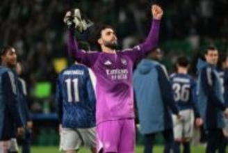 CLでのセーブ率は驚異の90%！…アーセナルを支える守護神ラヤ、同僚は「世界最高のGK」と絶賛