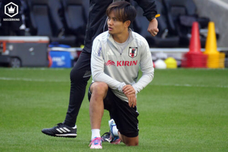 久保建英が掲げるブラジル戦の目標「五分五分の試合を」…別メニュー調整中も「やれるから帰って来ている」