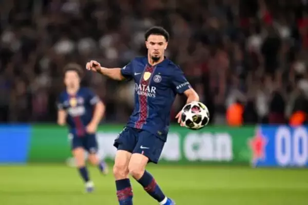 PSGのザイール・エメリ、史上最年少でCL通算40試合出場…ベリンガムの記録更新