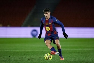 バルサMFペドリが戦線離脱…右ハムストリング負傷で復帰まで1カ月の見込み