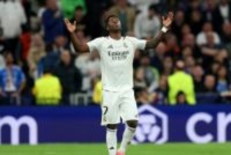 レアル指揮官、4試合連続弾のヴィニシウスを絶賛「彼は私たちのリーダー」