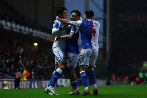 ブラックバーン、森下龍矢から大橋祐紀の“ホットライン”が炸裂も…ピッチ冠水のため59分で試合中止に