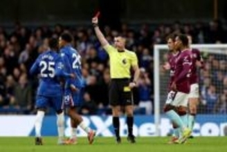 プレミア今季最多6人目の退場で再び勝ち点落とす…チェルシー指揮官「解決しなければならない」