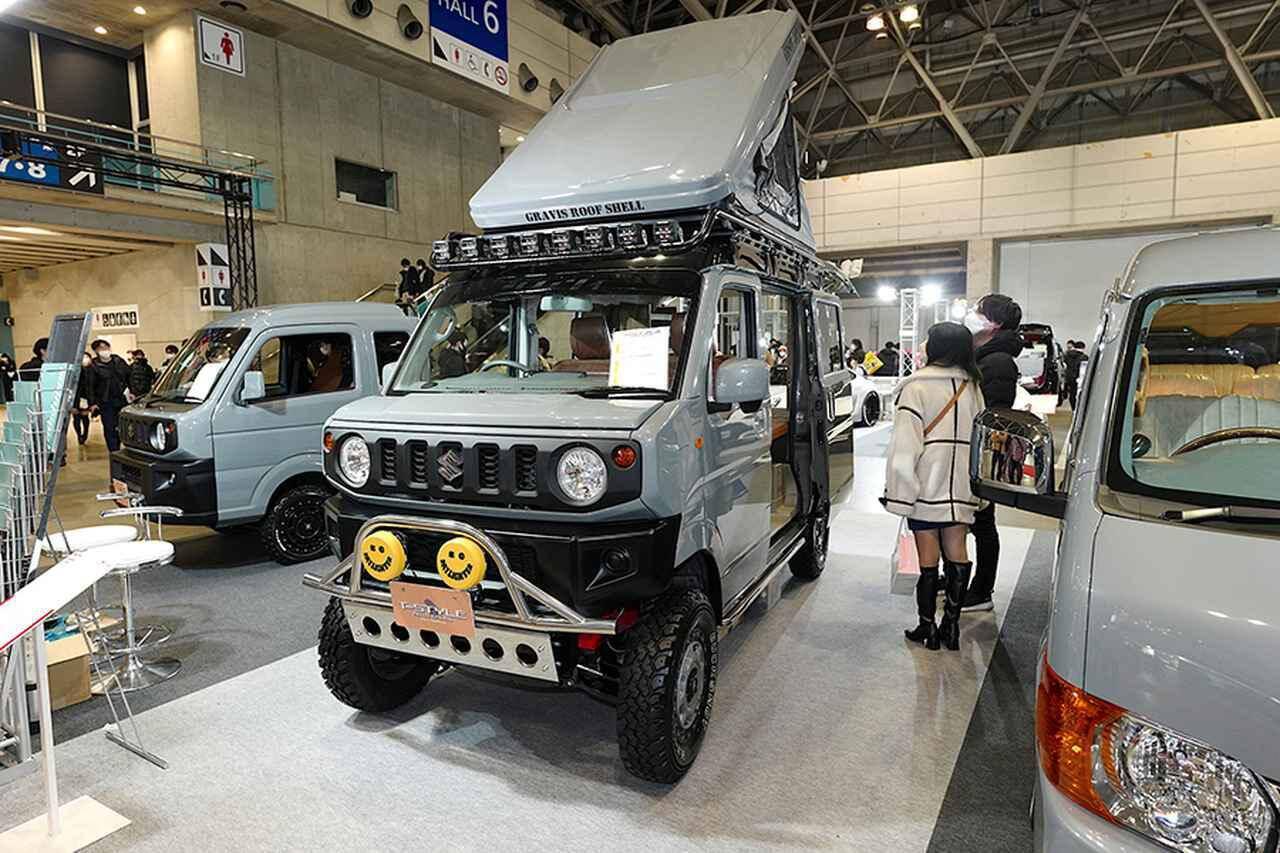 車中泊仕様続々発掘 東京オートサロン22の車中泊 アウトドア車一挙取材レポ 22年1月日 エキサイトニュース 5 6