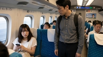 席は空いているのに…新幹線で「ただ女性の横に立ち続ける」不審な男性に、スーツ姿のサラリーマンが放った“勇気ある一言”／都調査で判明「周囲が動けば94.7％の被害が止まる」現実