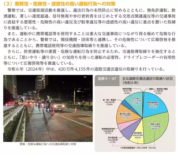 「あおり運転をした作業服の若者が返り討ちに。「腰を90度に曲げて謝罪」するまで…警察白書より「取消処分者講習」驚きの年間受講者数も」の画像