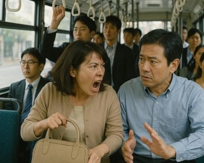 「もう一度言ってみろ！」帰宅ラッシュ時のバスで夫婦喧嘩に遭遇。突然、額に鋭い痛みが走り…車内は地獄絵図に――大反響セレクション