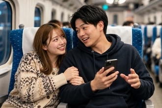 新幹線でイチャつき、動画撮影まで始めたカップル。状況が一変した“酔った中年男性の一言”
