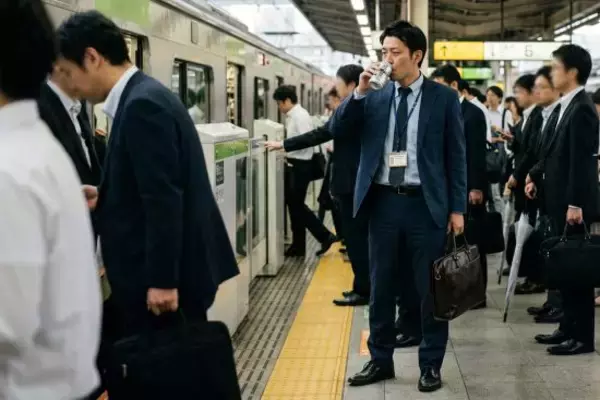 朝の駅で缶チューハイを飲む“スーツ姿の会社員”たちの心の叫び「ホームのベンチで涙が…」「怠けていたわけではなかった」