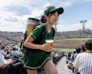 1日300杯売った「ビールの売り子」が“壮絶な舞台裏”を語る。1杯あたりのインセンティブを暴露／東京ドームで生ビール1杯1000円、MLB球場ではいくらなのか調べてみた結果