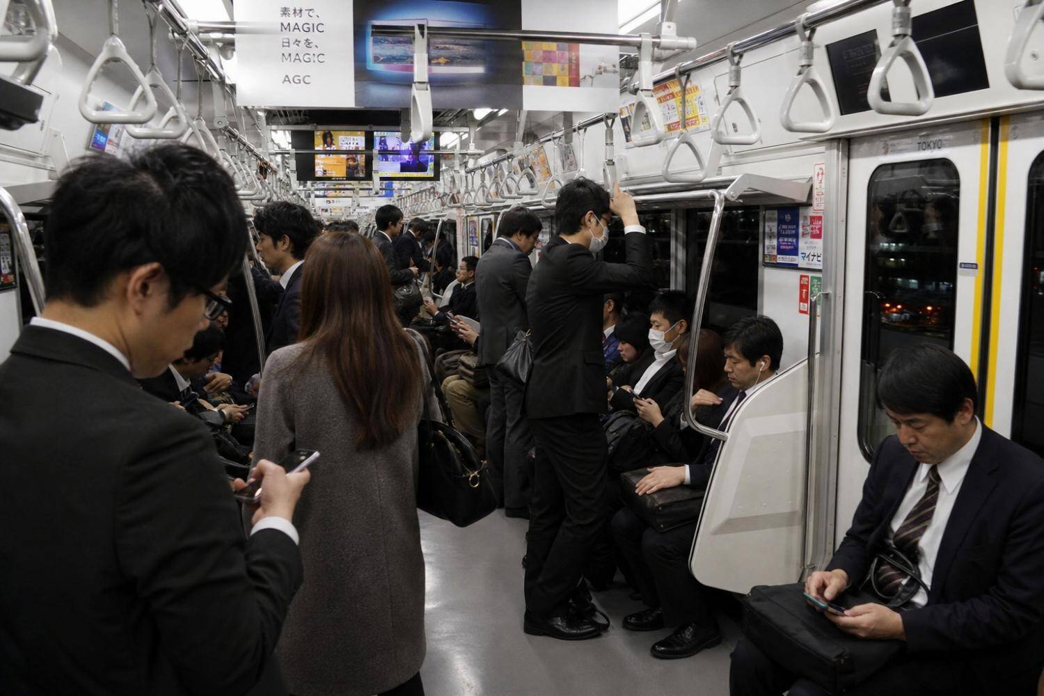 電車内は満席状態なのに…「通路をふさいで酒を飲む若者4人組」を追い払った60代男性の“静かな一言”／電車内で迷惑がられている行為ランキングを調べてみた